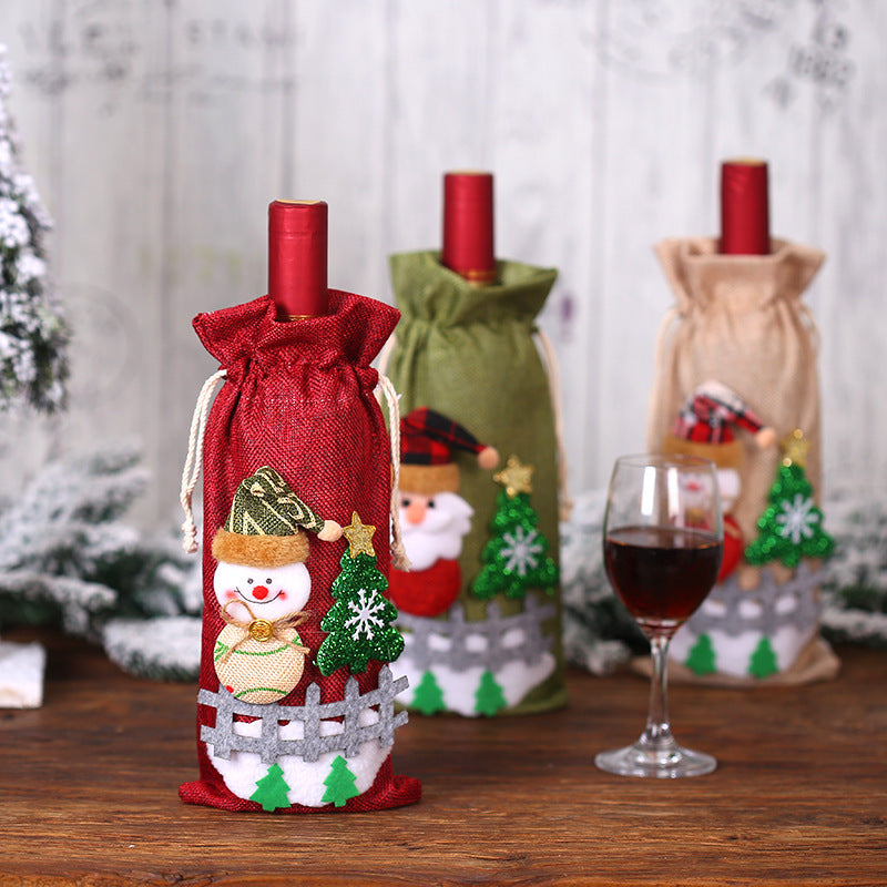 Holiday Huggers Wine Bottle Covers