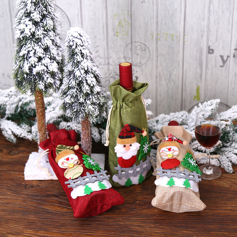 Holiday Huggers Wine Bottle Covers